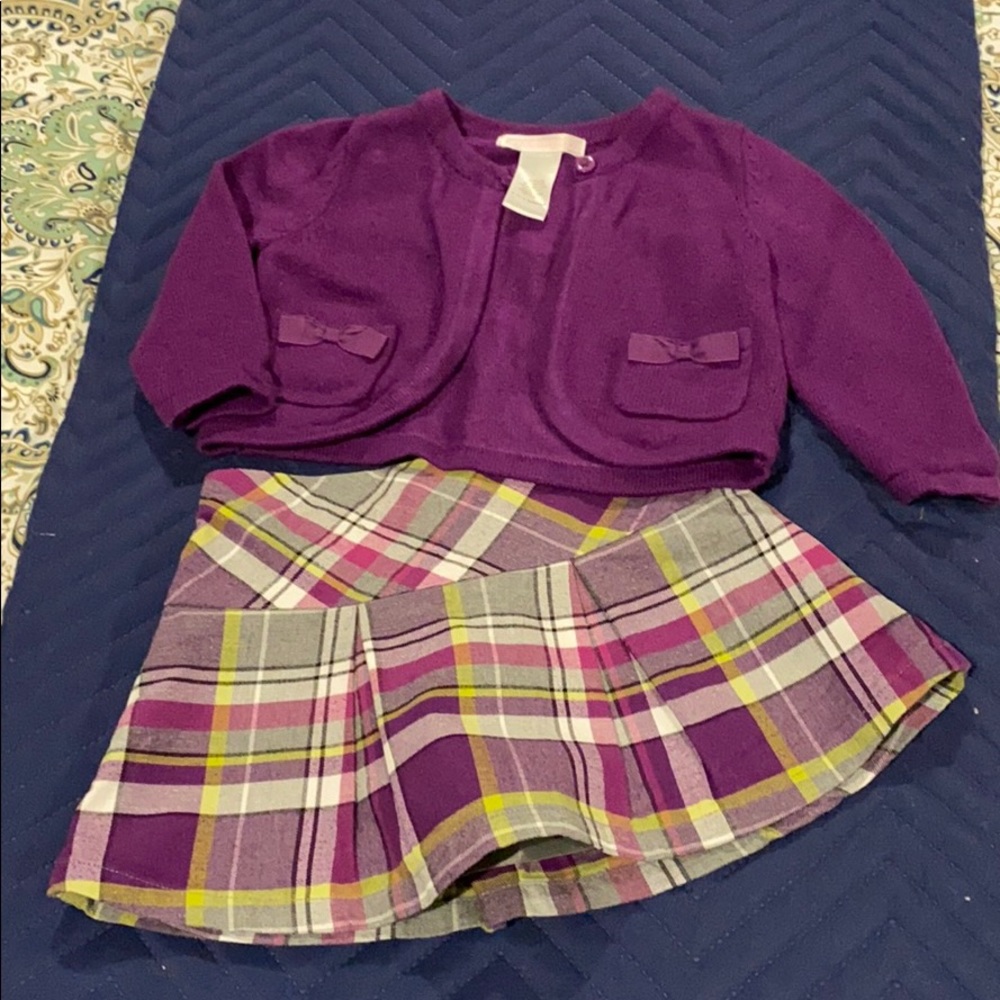 Janie and Jack Girls Skirt Set